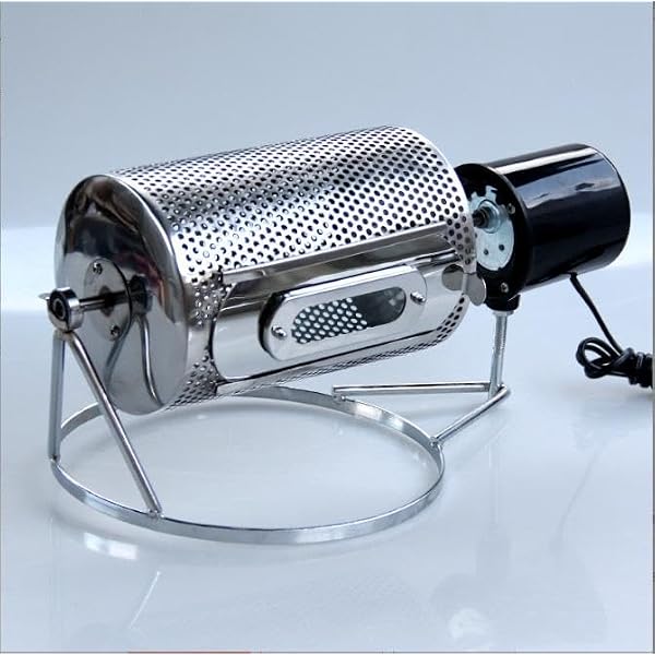Electric Coffee Roaster, Automatic Coffee Roaster, Stainless Steel Drum Coffee Bean Roaster Machine for Baking Coffee, Raw Beans, Peanuts 110V