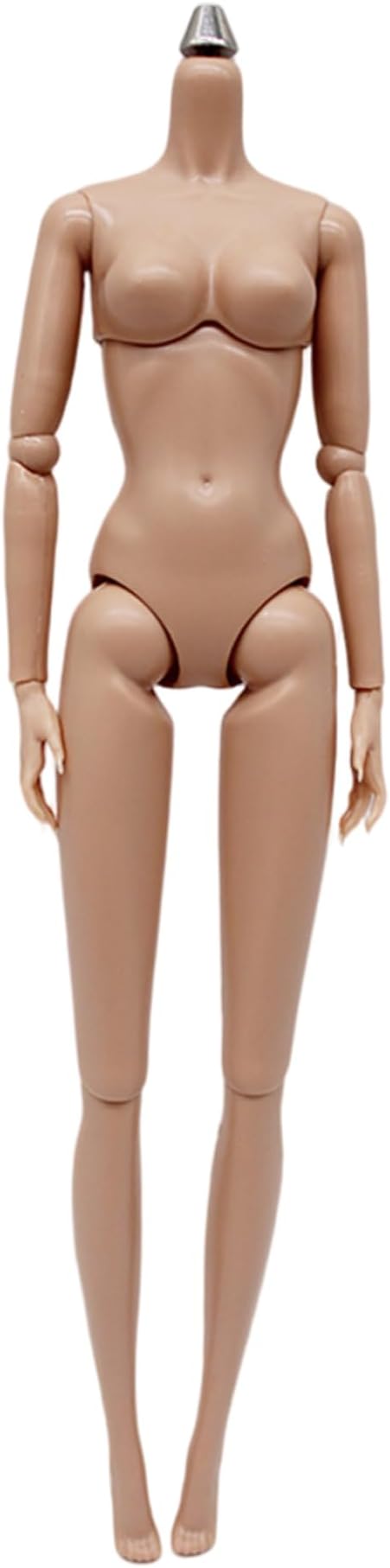 Miniature Figure Body, 1/6 Scale Action Figure, Multi Jointed Movable Female Action Body for Display Collection