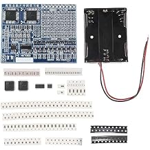 SMD/SMT Components Soldering Practice Board Electronic Project Kits DIY Soldering Kit Skill Training Board Led Transistor SMD Soldering Kit SMD Soldering Kit