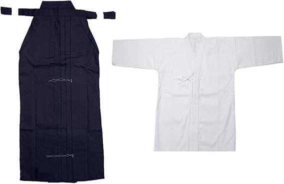 kowaku Japanese Kendo Uniform Set Men Women Iaido Adults Kung Fu Aikido Samurai Hakama