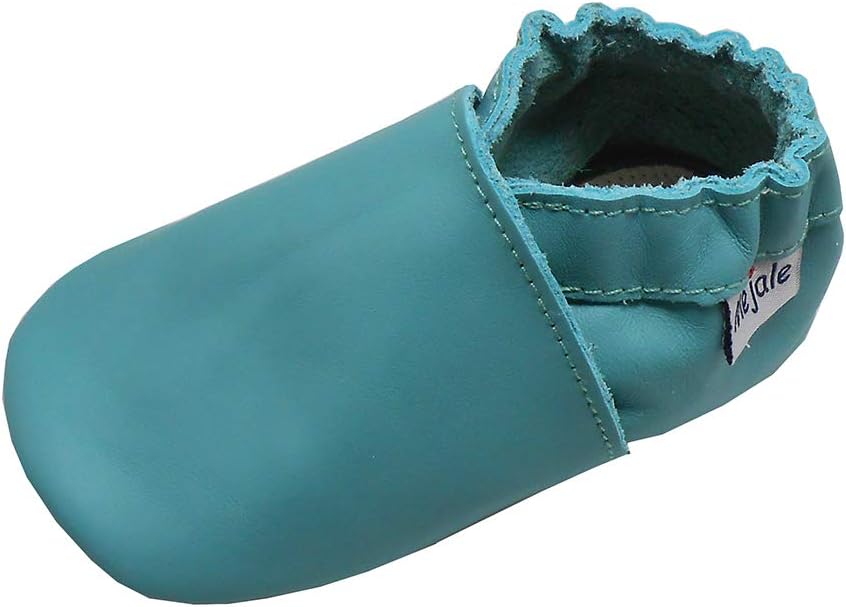 Mejale Baby Leather Shoes Infant Toddler Moccasins Boys Girls Pre-Walkers