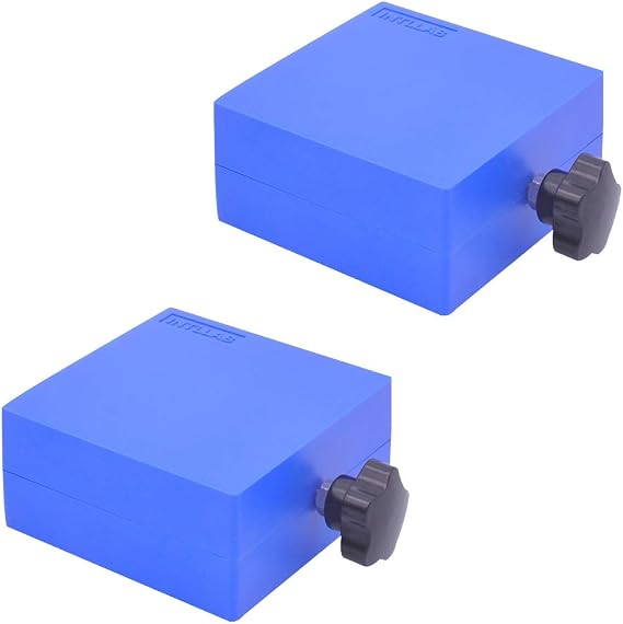 INTLLAB 2pcs/Pack Lab Jack Laboratory Lift Stand Table (4" x 4") Lift Table, Loading Bearing 20lbs
