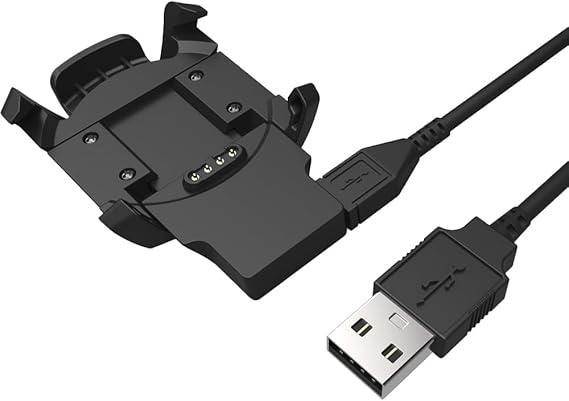TUSITA Charger Compatible with Garmin Fenix 3, Fenix 3 Sapphire, Fenix 3 HR, Quatix 3, Tactix Bravo,D2 Bravo - 1M, Smart Watch Accessories