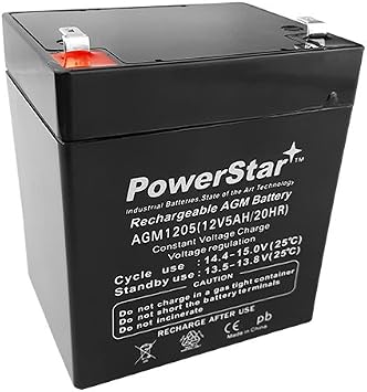 PowerStar 12V 5Ah ATV Go Kart sealed BATTERY 50 70cc 110cc 125cc