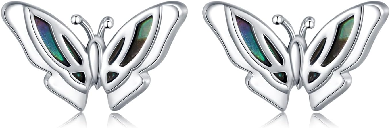 INFUSEU Sterling Silver Cute Stud Earrings Cat Frog Mushroom Bunny, Small Gifts for Women Teen Girls Animal Lovers