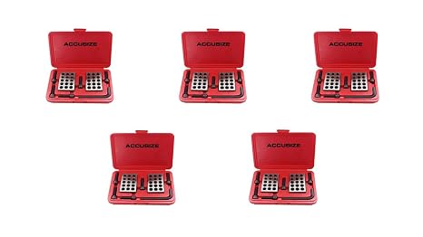 Accusize Industrial Tools Ultra Precision Blocks, 1-2-3 Blocks, EG02-0408x5