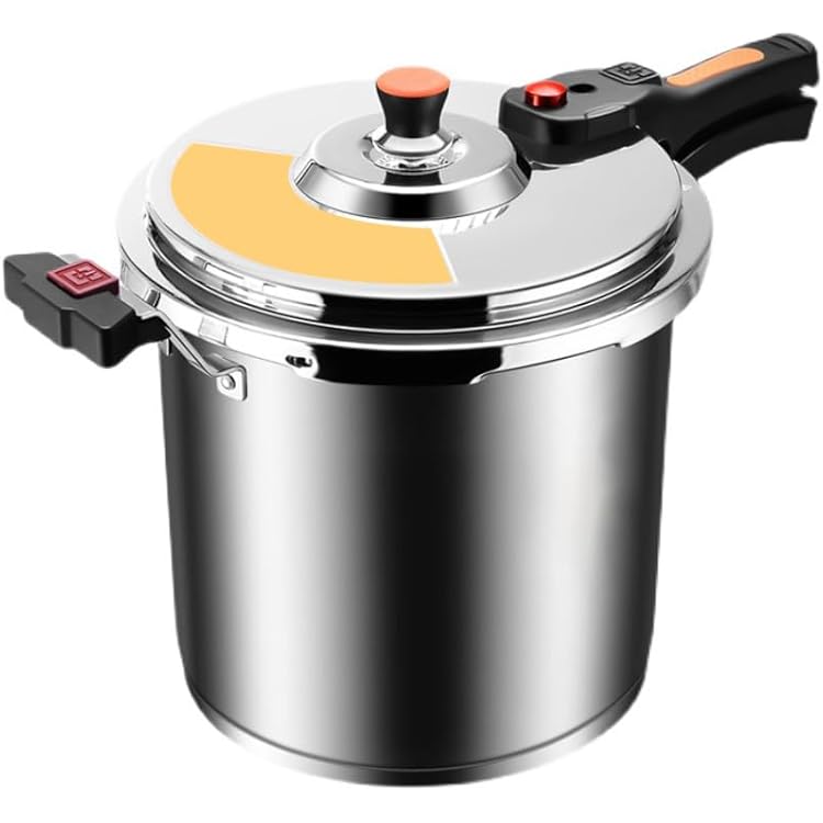 Pressure Cooker Stainless Steel 8 Qt, 80KPA Pressure Levels, 6 Types of Safety Protection, Commercial Stove Top Pressure Cooker Pot Used for Pressure Foodie or Steaming,10 Quart