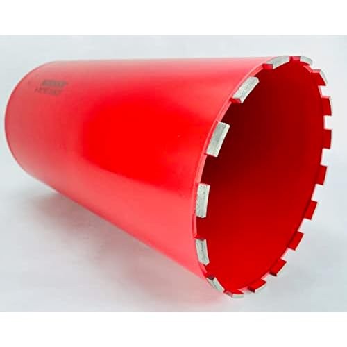 9 Inch Diamond Wet Core Drill Bit 1-14 Threaded by BLUEROCK Tools for Concrete Rebar Asphalt Brick Rock Masonry Hole Barrel Coring