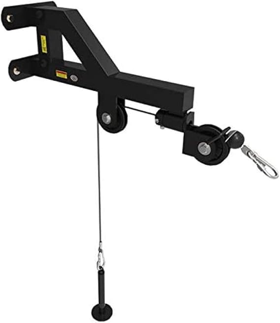 Wall Mounted Pulley LAT Station Cable Machine - Perfect for LAT Pull Downs, Tricep Extensions, Tricep Pull Downs and All Cable Machine