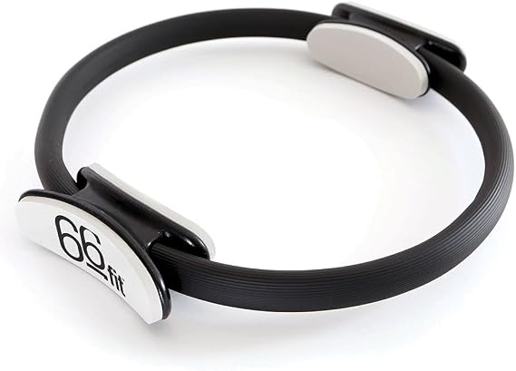 66fit Pilates Double Handle Ring - Dual Grip Magic Exercise Circle