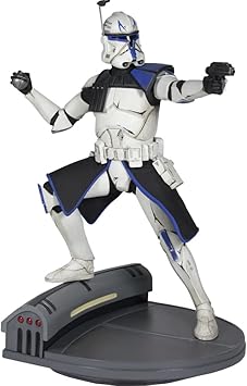 DIAMOND SELECT TOYS Star Wars Premier Collection: Clone Wars Rex Statue,Multicolor,10 inches