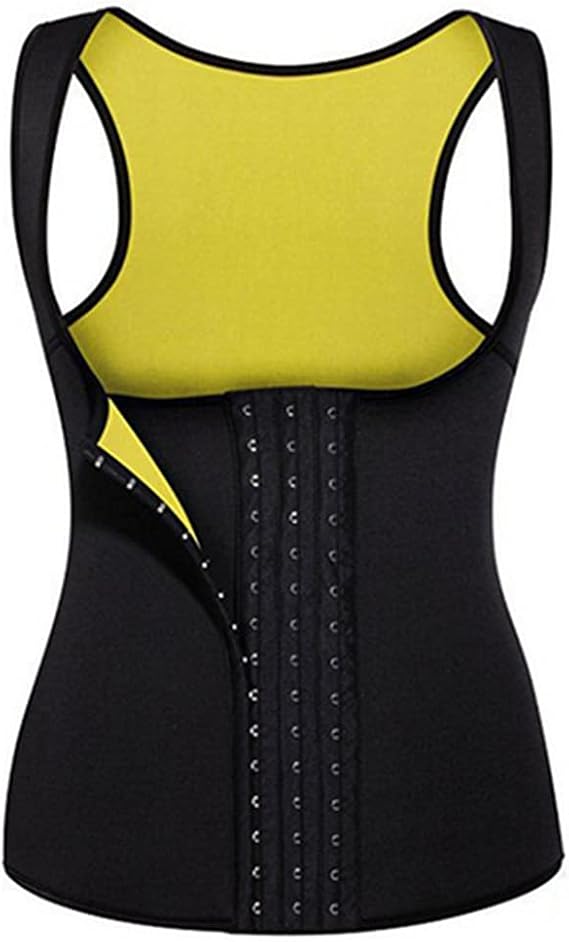 Women Waist Trainer Vest Slim Corset Neoprene Sauna Tank Top Zipper Weight Loss Body Shaper Shirt Girdle S-6XL