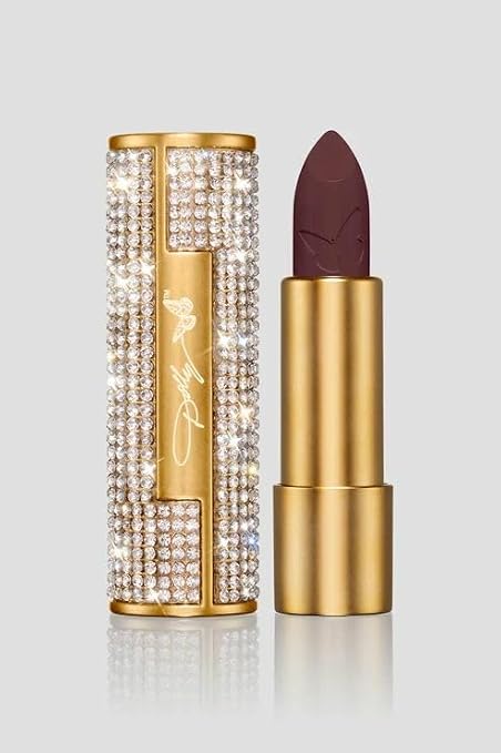 Dolly Beauty Heaven's Kiss Lipstick - Hydrating, Lightweight Pigmented Women's Lipstick - Vegan & Paraben Free - Satin Finish - Honey Plum