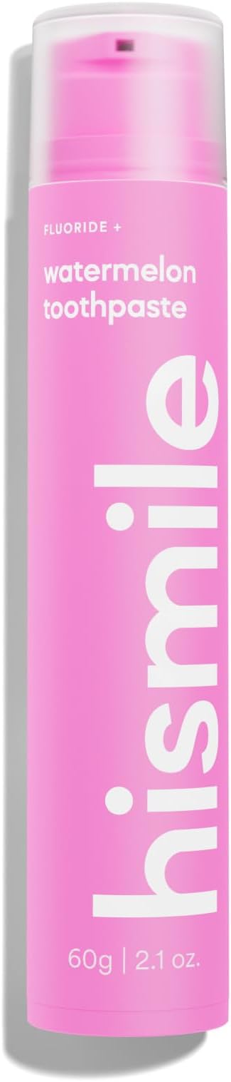 Hismile Watermelon Flavoured Toothpaste, Flavored Toothpaste Range, Fluoride Formula, Watermelon Flavour