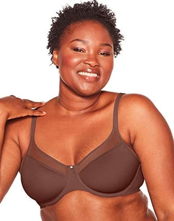 Bali womens One Smooth U Ultra Light Bra, Underwire T-shirt Bra (Retired Colors)