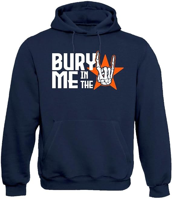 Xtreme Apparrel Crush City Houston Space City Astronaut Men's Hoodie Sweatshirt for Baseball Fans