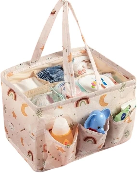 Meleni Baby Çok Amaçlı Bölmeli Bebek Bakım Çantası Baby Hastane Çantası Gözlü Bebek Bakım Organizeri