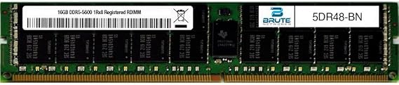 5DR48-BN - 16GB PC5-44800 DDR5-5600Mhz 1Rx8 ECC Registered RDIMM(Compatible with OEM PN# 5DR48)
