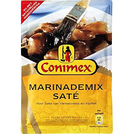 Conimex Sateh Marinade (Conimex Sate Marinade) 4 Bags of 38 Gram (1.34 Ounce Each)