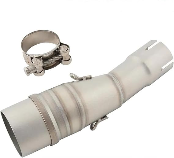 For Yamaha XMAX400 XMAX X-MAX 400 2017-2024 Motorcycle Middle Link 51MM Muffler Escape Slip On Exhaust Pipe Exhaust Muffler Silencer(2017-2020)