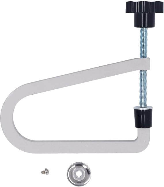 Acoustic Guitar Bridge Clamp, Cast Steel Deep Throat U Clamp, Deep Reach C Clamp Guitar Bridge Holding Repair Luthier Tools for Classical Acoustic Guitars, Ukuleles, Mandolins