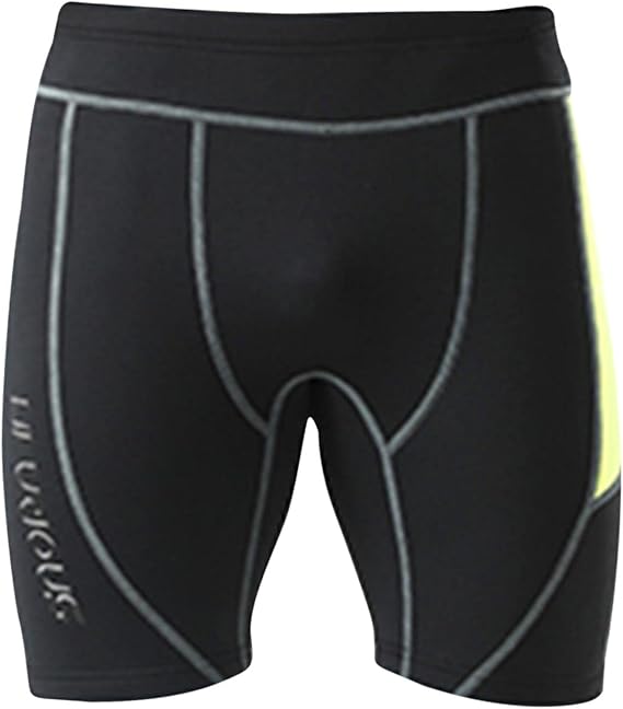 2mm Men Neoprene Shorts Equipment Leggings Comfortable Keep Warm Swimwear Surfing Wetsuit Pants for Running Diving Sports Canoeing Fitness, M