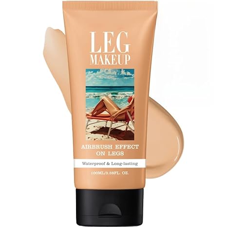Leg and Body Makeup Skin Perfecting Body Foundation Tattoo Cover Up Makeup Spider Vein Concealer for Leg and Body Scars Cover Up Makeup Flawless Looking Legs Balances Skin