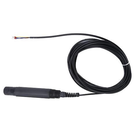 Fluorescence Dissolved Oxygen Sensor Probe, RS485 Output | 12-24V Online DO Detector for Aquaculture Freshwater, Waterproof Housing, Monitoring System