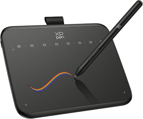 XPPen Deco 640 Grafik Çizim Tableti, 16384 Basınç Seviyesi, Pilsiz Kalem, 6x4 İnç, Windows Mac Android Uyumlu