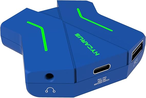 NOT for PS5 Keyboard and Mouse Adapter Compatible with PS4, Xbox One, Xbox Series X/S, N-Switch, Perfect for Games Such as FPS, TPS, RTS, etc.