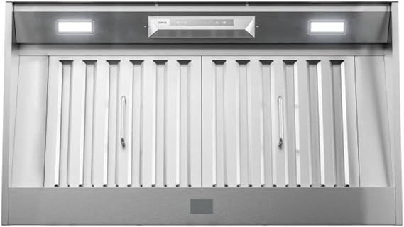 Zephyr AK9434B Monsoon Connect 200-700 CFM 36 Inch Wide Insert Range Hood with LumiLight LED Lighting - Stainless Steel