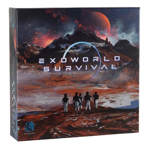 Exoworld Survival | Cooperative Colony-Building Strategy Board Game on Alien Planets | 14 Players, Age 14 | Replayable Sci-Fi Survival Adventure