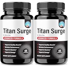 (2 Pack) Titan Surge Mens Protector Formula, TitanSurge ME Caps for Peak Performance, Nutrition & Pre Workout Support | Daily Health & Male Performance Blend, Easy-to-Take Pills (120 Capsules)