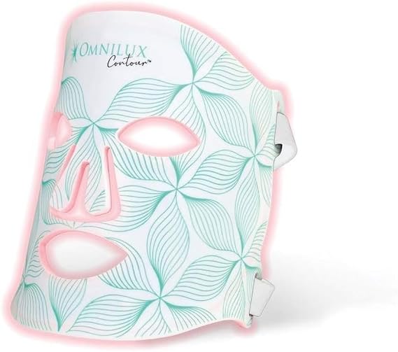 FDA Cleared Flexible LED Light Therapy Mask. Professional Clinic Grade Treatment at Home (UK Plug)