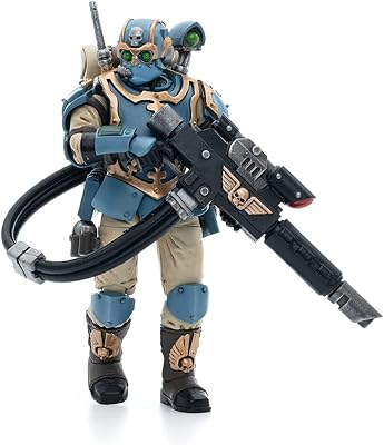 JOYTOY 118 Action Figures Warhammer 40K Mecha Joy Toy Figure Model Toys Astra Militarum Tempestus Scions Squad 55th Kappic Eagles Tempestus Scion 2