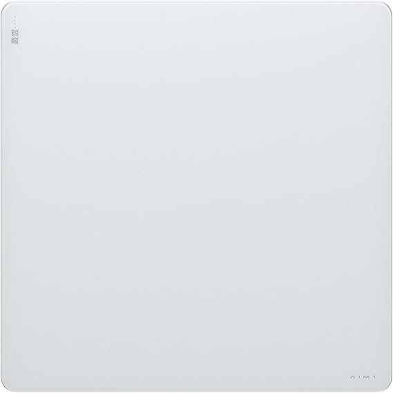 AIM1 Plexus Glass Mouse Pad 500x500mm Gaming Mouse Pad Mouse Pad Large Control Type MURAKUMO White