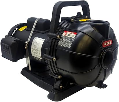 Pacer Electric Drive Self-Priming Centrifugal Water Pump - 6,600 GPH, 2 HP, 2in. Model Number SE2ELC2.OC