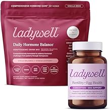 Ladywell Daily Balance Powder + Fertility & Egg Support Supplement | Womens Wellness & Reproductive Health Bundle | Cycle, Energy & Nutrient Support