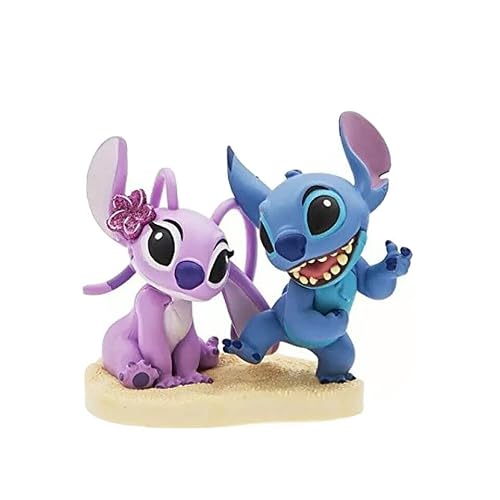 Stitch & Angel Girlfriend 3 Pvc Wedding Cake Topper Figure Figurine LILO Alien