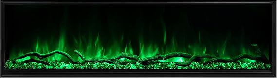 Modern Flames Landscape Series Pro Slim Built-in Electric Fireplace (LPS-5614), 56-Inch