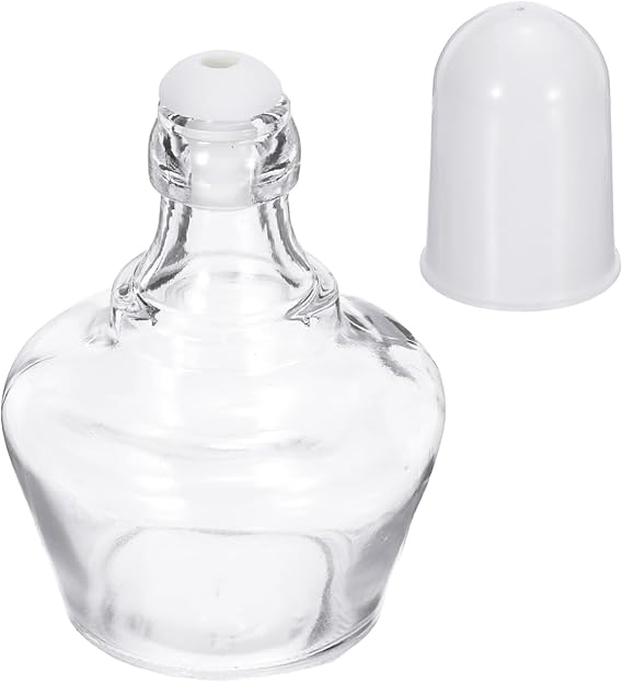 YOKIVE Alcohol Burner Lamp, 150ml 1 Pcs Glass Burner Glass Blowing Torch Lamp with Assembled Wick Science Lab Equipment for Heating