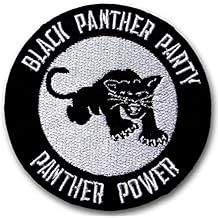 PatchClub Black Panther Party Patch - BLM, Panther Power Patch Iron On/Sew On Embroidered