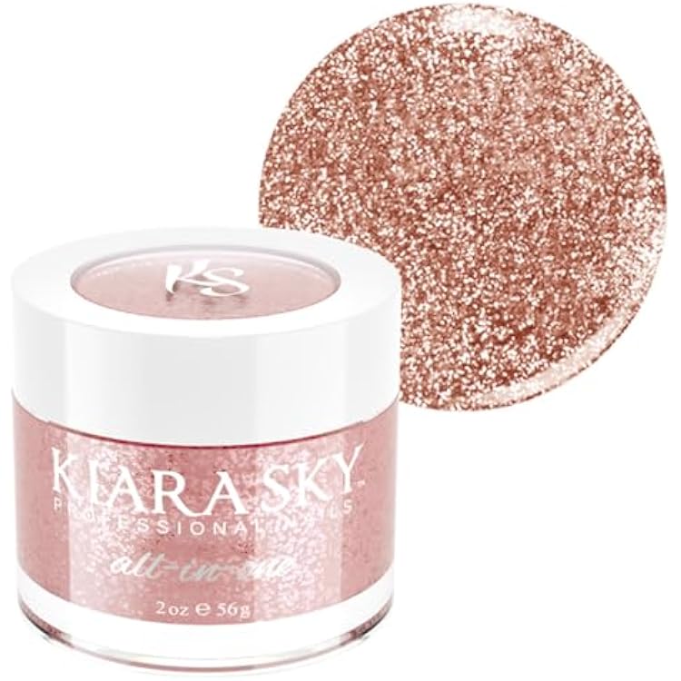 Kiara Sky All-in-One Acrylic Nail Powder | Multi-Use Dip & Acrylic Powder | Sculpting, Overlay & Dipping 2 oz, Gleam Big