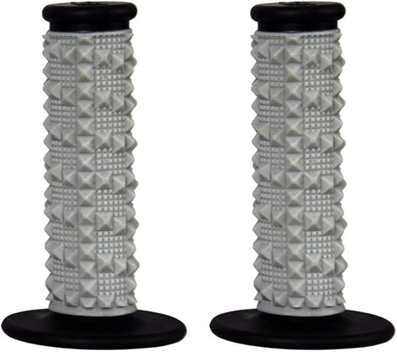SCAR Single Density Half Waffle Soft Compound Motorcycle Hand Grips Motocross Dirtbike MX Enduro Supermoto Handlebar Grip