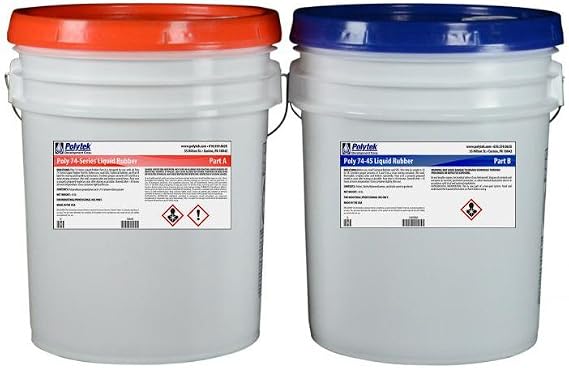 Polytek 74-45 Liquid Polyurethane Rubber (80lb Kit)