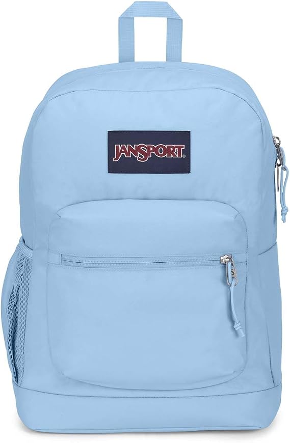 JanSport 26L Cross Town Plus Backpack – 15 inch Padded Laptop Sleeve, Blue