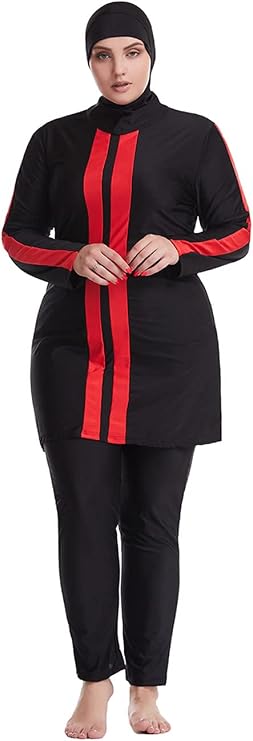 YEESAM Muslim Swimsuits for Women Plus Size Burkini Islamic Swimming Suit Hijab