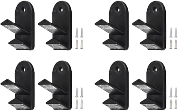 8 Pcs Cutting Pad Hangers with Double Hooks for Cricut Explore One Air Air 2 Black Plastic Hooks for Craft Organization