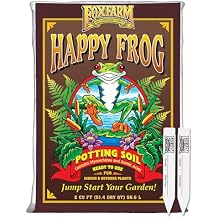 FoxFarm Happy Frog Potting Soil, 2cu ft (Pack of 2) - for Indoor/Outdoor Container Plants - Contains Mycorrhizae and Humic Acids