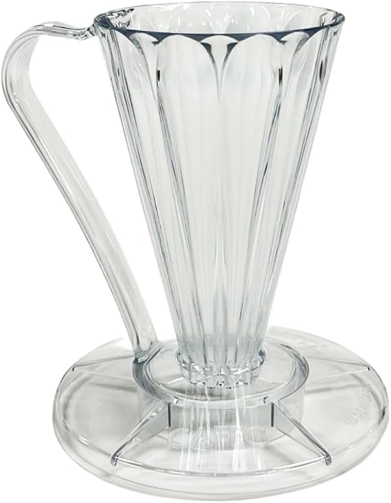 CAFEC DEEP27 Flower Dripper FDD-27, Single Cup, Clear